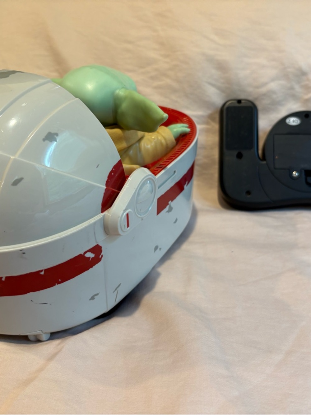 Star Wars Grogu remote controlled - yoda and storm trooper plush (works) - Picture 5 of 10